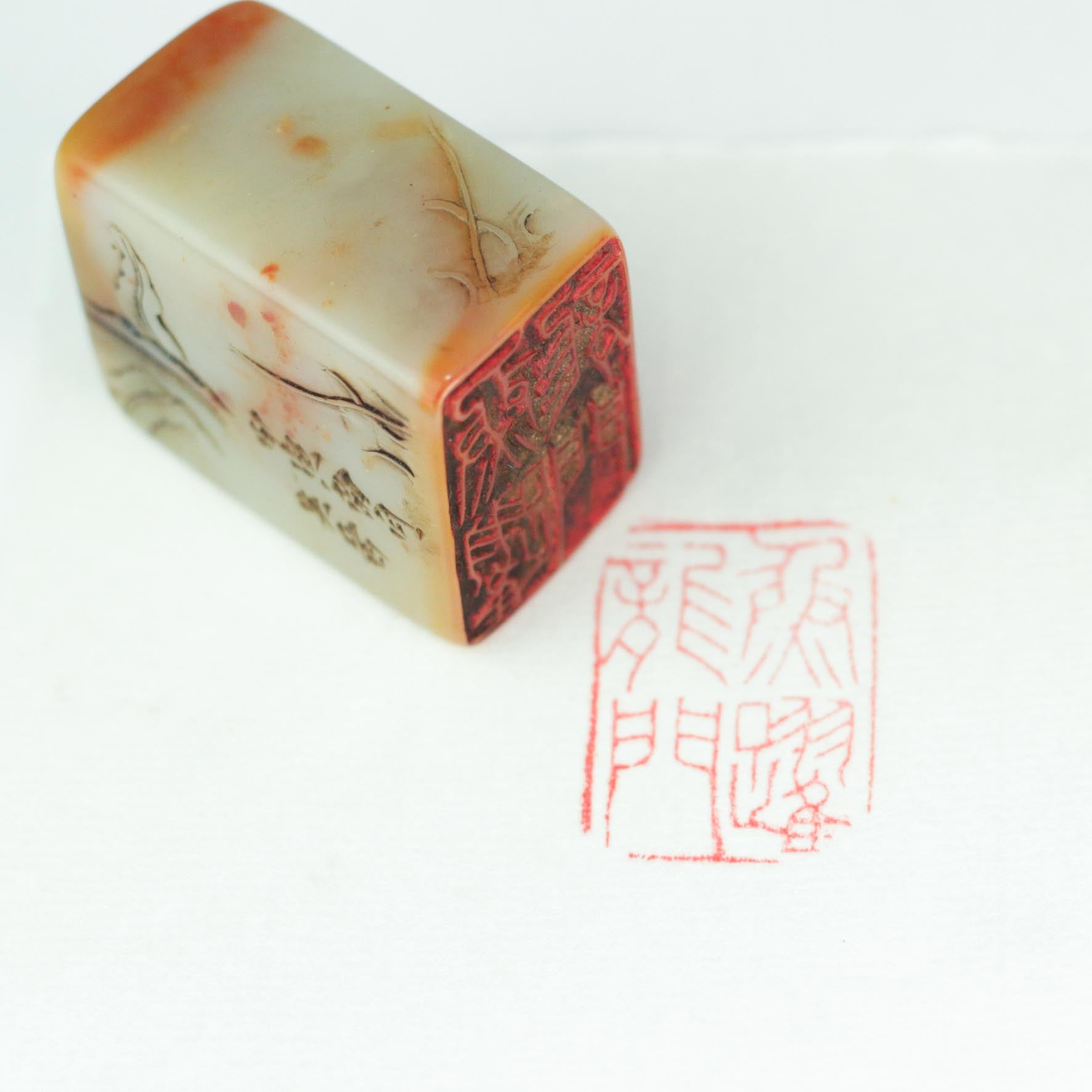 Fish Leaping Over the Dragon Gate Seal - 鱼跃龙门 印章