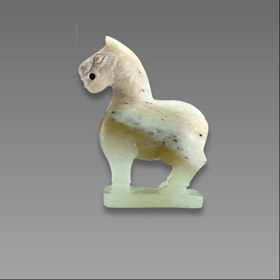 Chinese Tang Antique Jade - Horse