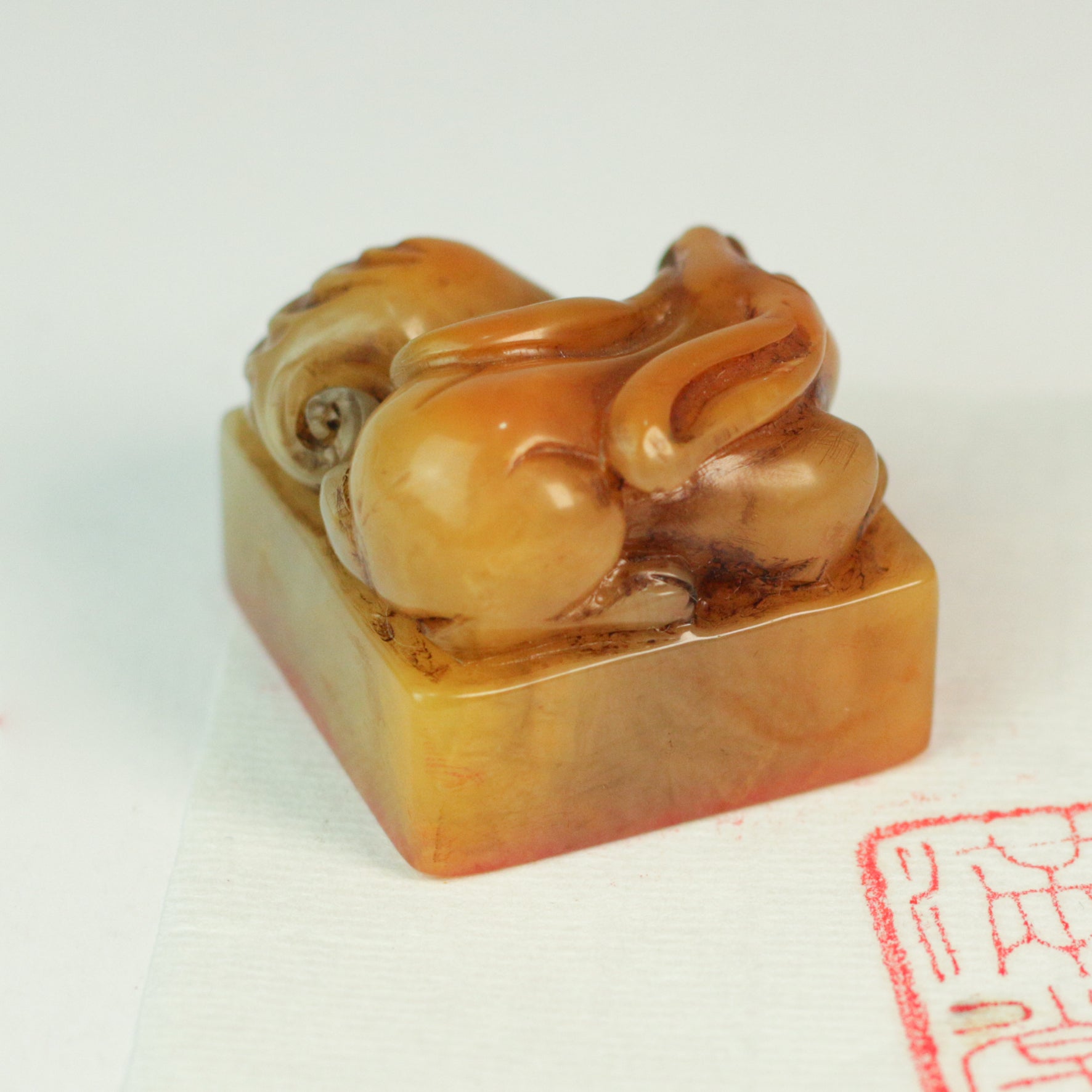 "Abundant Wealth and Prosperity" Seal - 金玉滿堂 印章