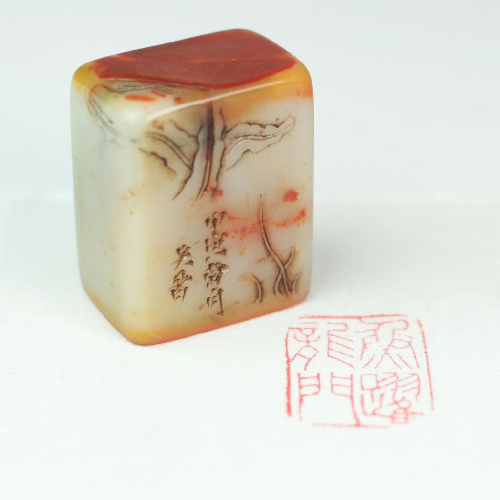 Fish Leaping Over the Dragon Gate Seal - 鱼跃龙门 印章