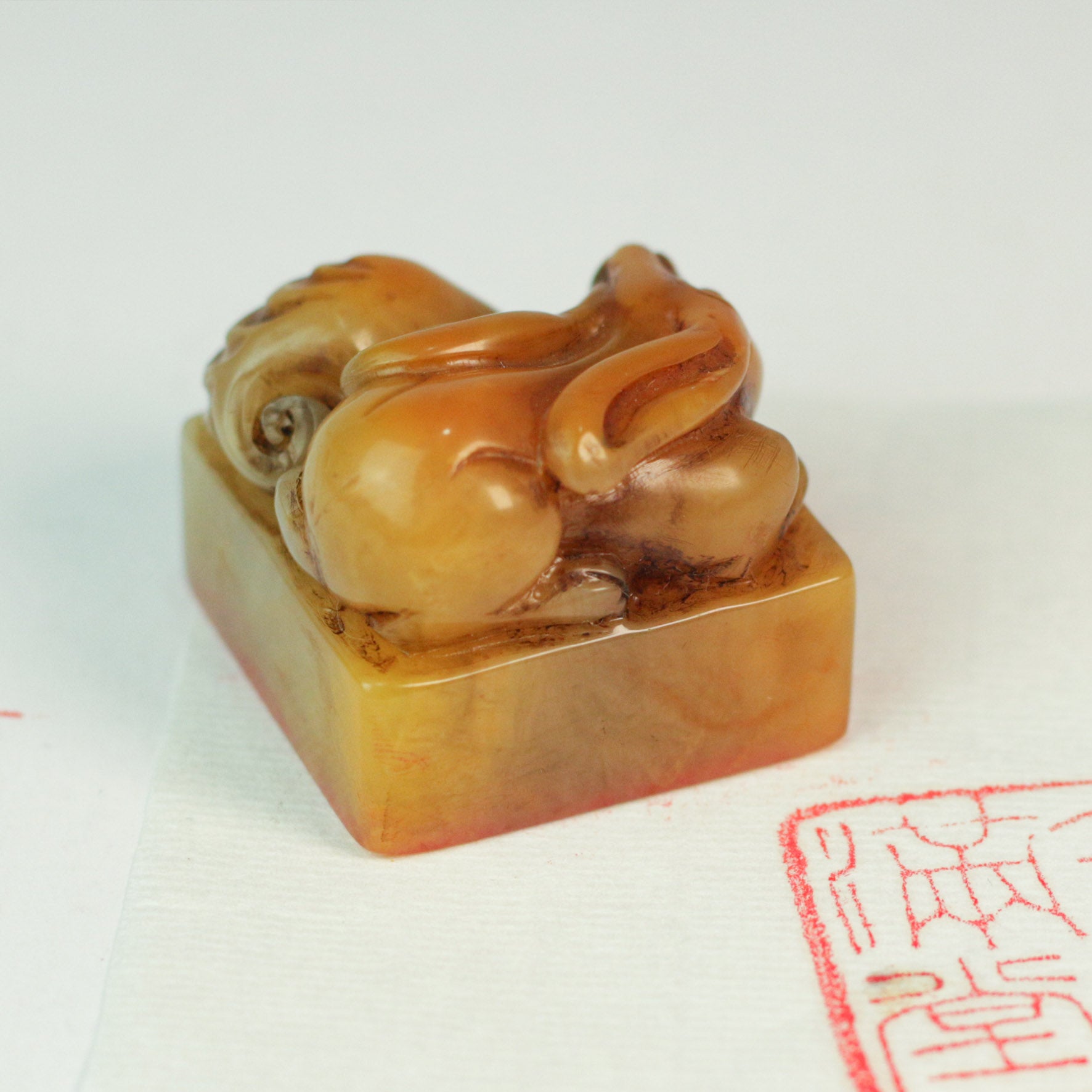 "Abundant Wealth and Prosperity" Seal - 金玉滿堂 印章