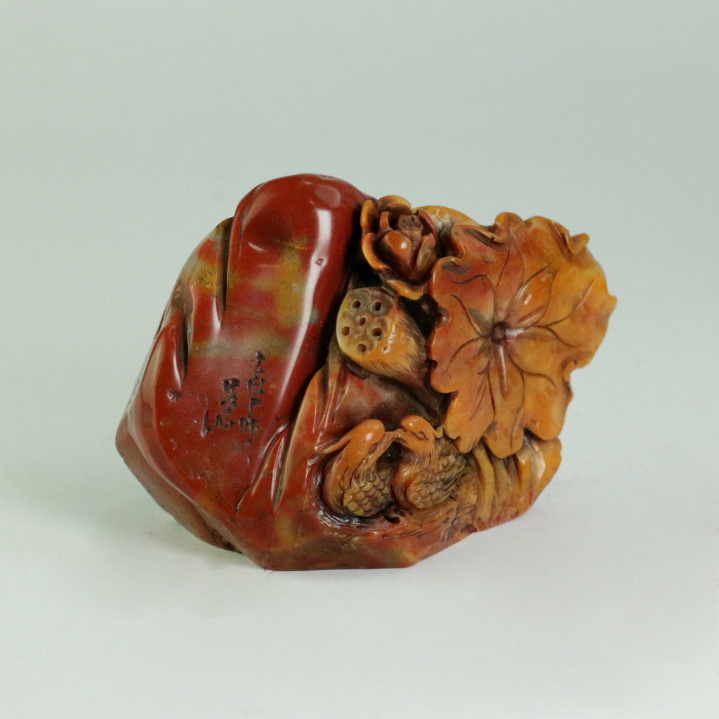 Auspicious Crane Longevity Seal - 吉鶴萬年壽 印章