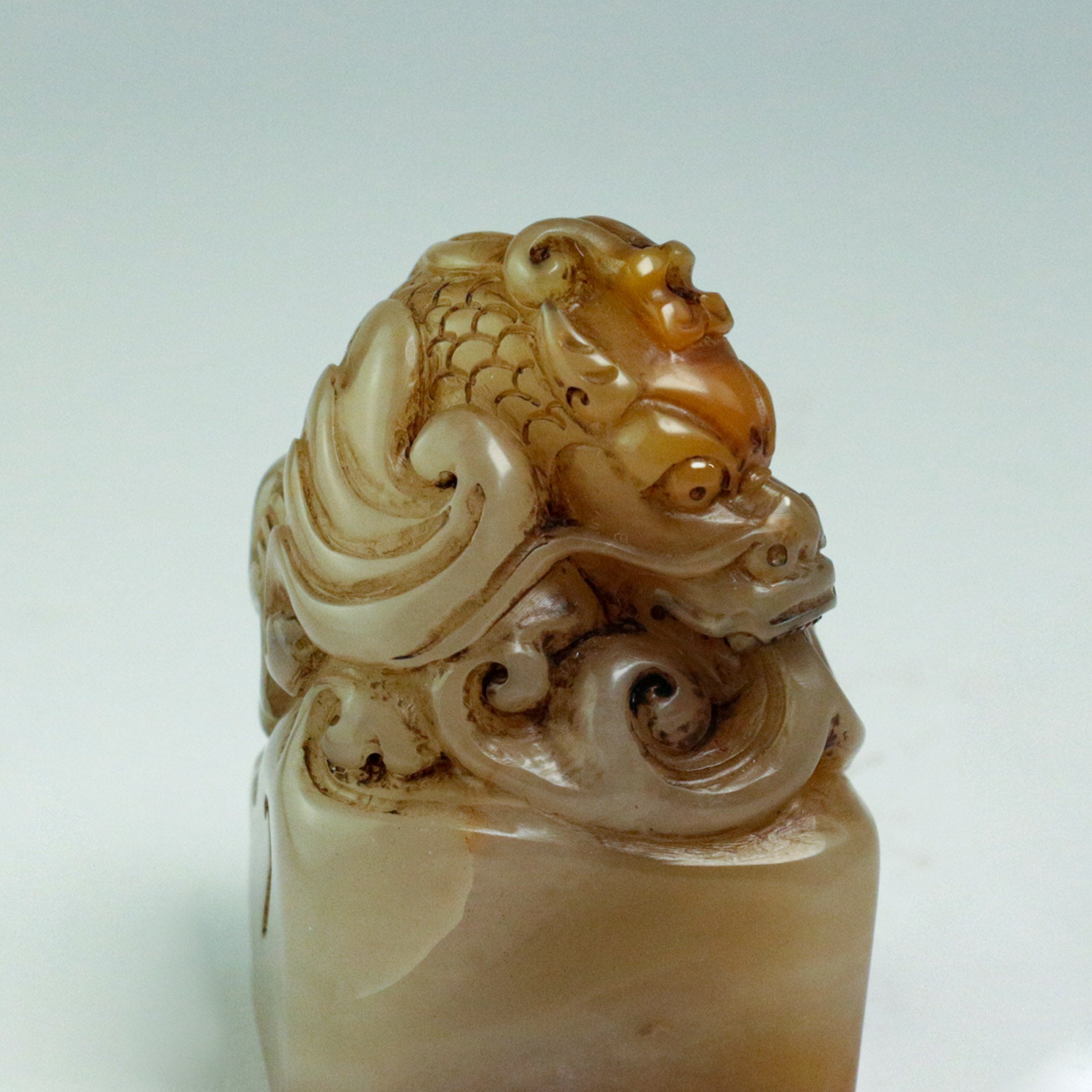 Mossy Steps Green Seal - 苔痕上阶绿 印章