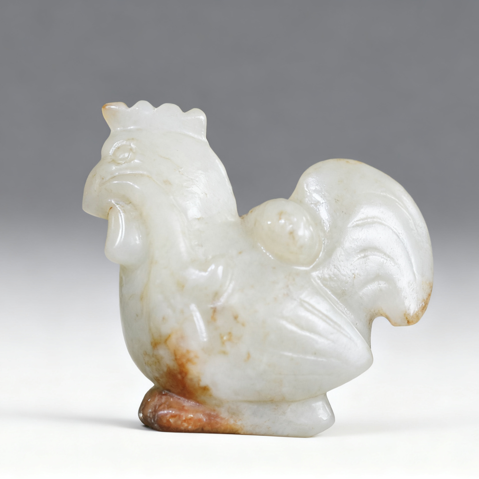 China Tang Dynasty Jade Chicken